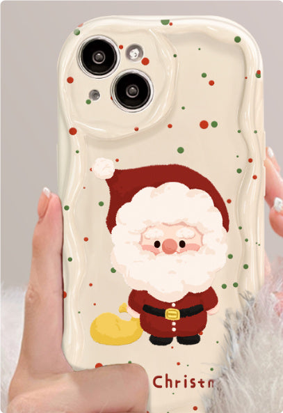 Christmas Joy 3D Phone Case β Santa & Tree Edition