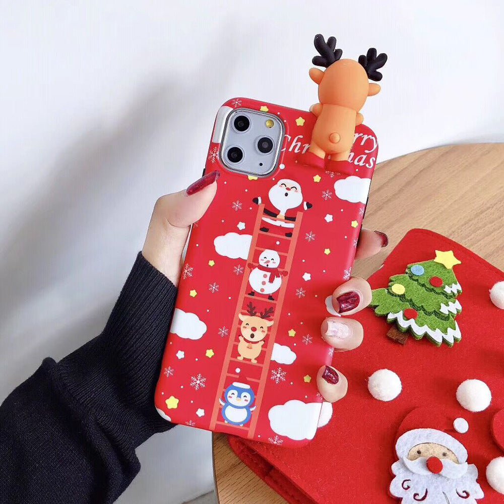 NOLVAREOβ’ Santa & Friends Christmas iPhone Case β Playful, Festive & Protective