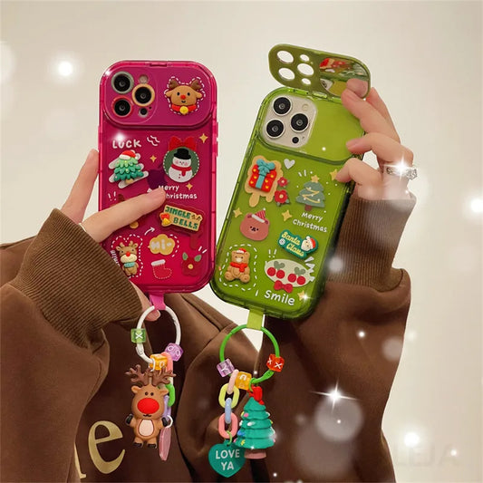 NOLVAREO™ Christmas 3D Charm iPhone Case — Limited Holiday Edition ✨