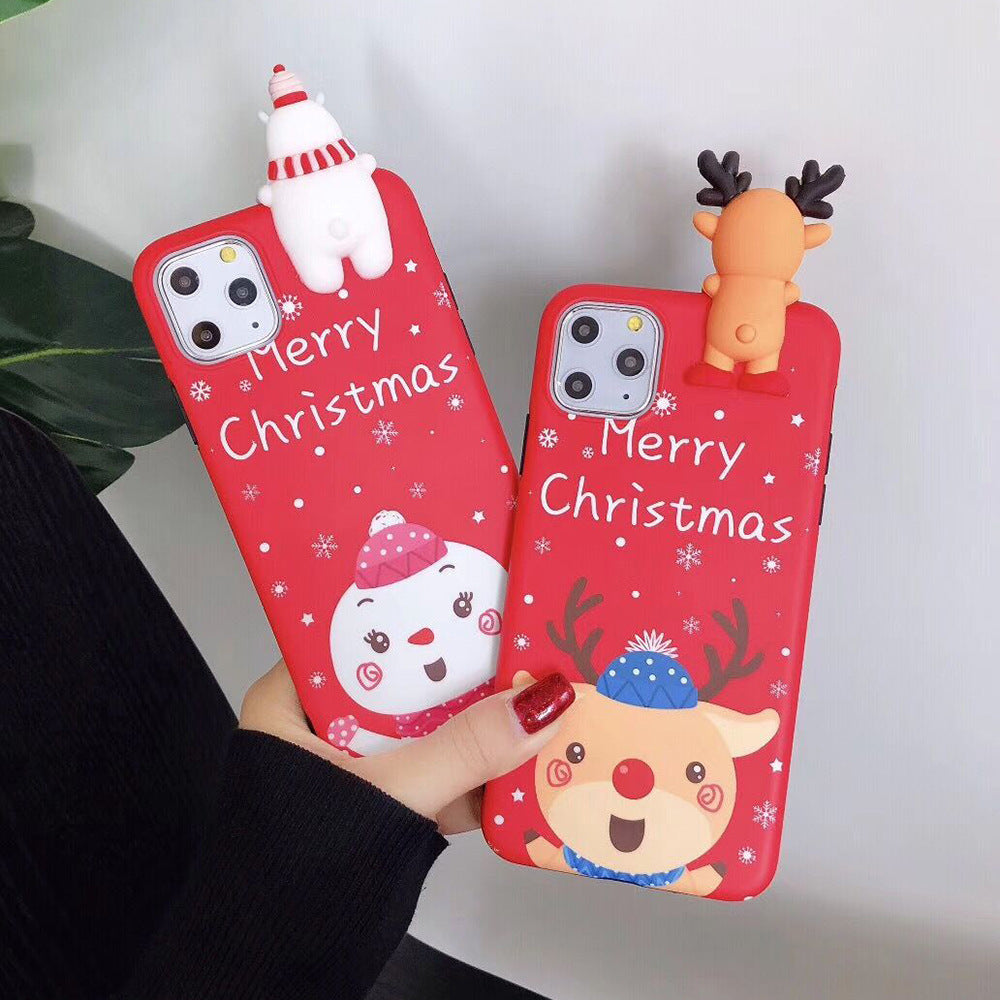 NOLVAREO™ Santa & Friends Christmas iPhone Case – Playful, Festive & Protective