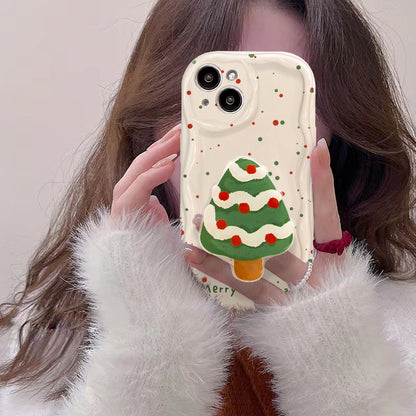 Christmas Joy 3D Phone Case – Santa & Tree Edition