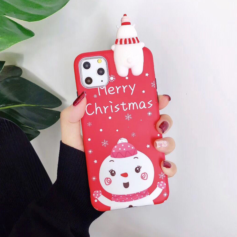 NOLVAREO™ Santa & Friends Christmas iPhone Case – Playful, Festive & Protective