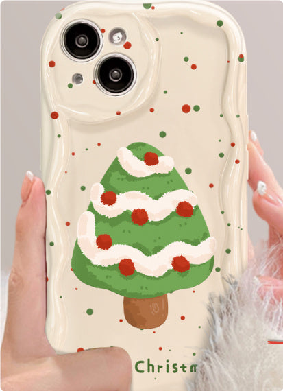Christmas Joy 3D Phone Case – Santa & Tree Edition