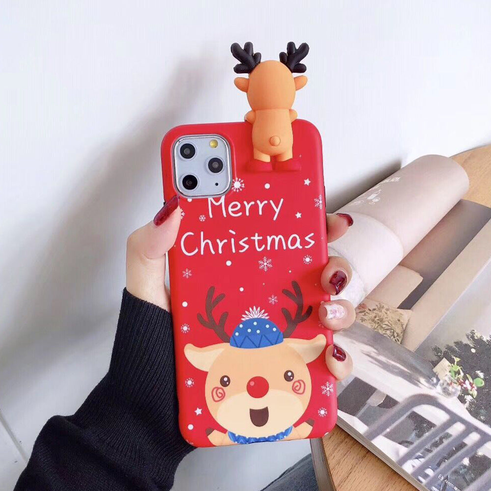 NOLVAREO™ Santa & Friends Christmas iPhone Case – Playful, Festive & Protective