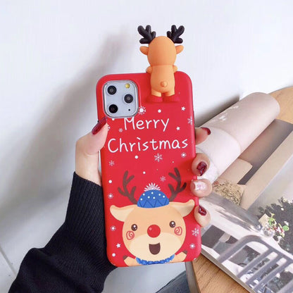 NOLVAREO™ Santa & Friends Christmas iPhone Case – Playful, Festive & Protective