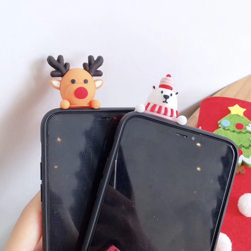 NOLVAREO™ Santa & Friends Christmas iPhone Case – Playful, Festive & Protective