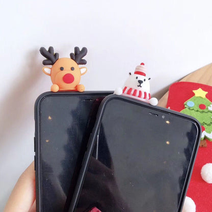 NOLVAREO™ Santa & Friends Christmas iPhone Case – Playful, Festive & Protective