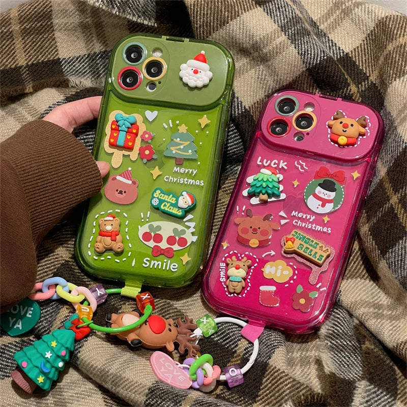 NOLVAREO™ Christmas 3D Charm iPhone Case — Limited Holiday Edition ✨